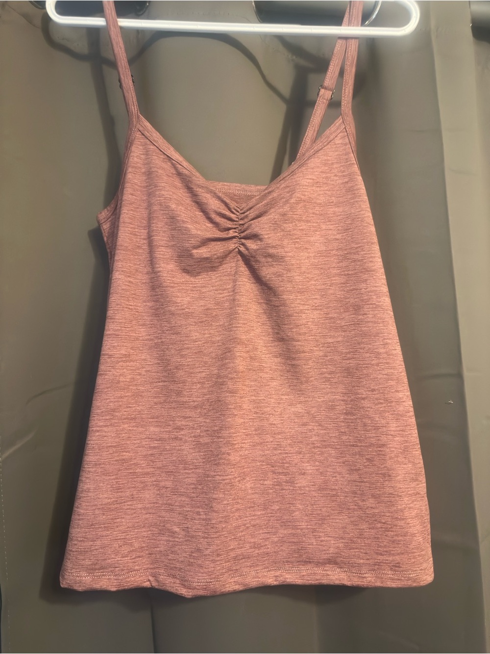 torrid Heathered Mauve Ruched Front Cami